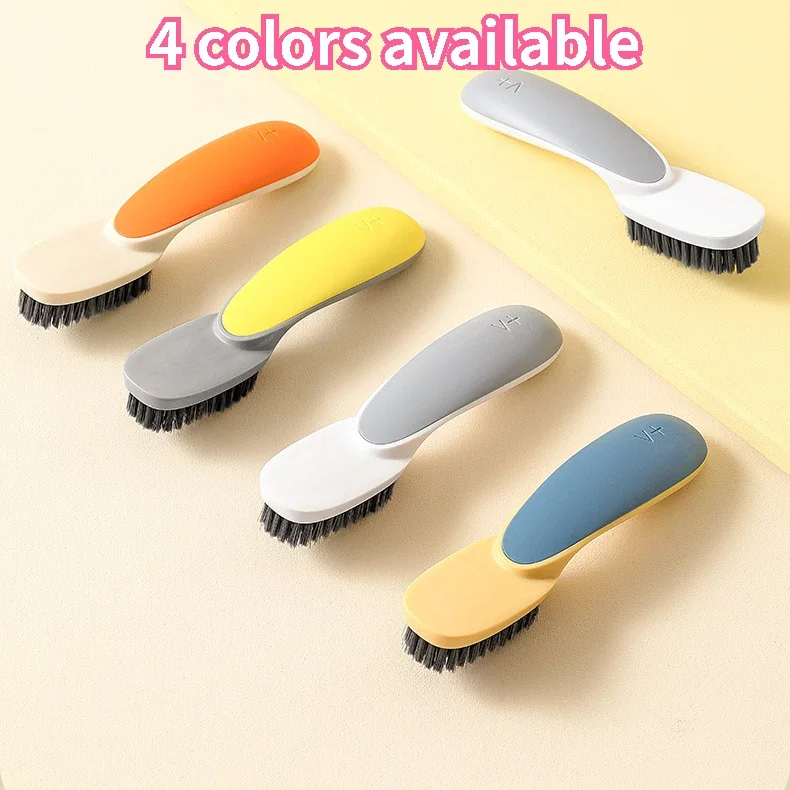 Multifunction Cleaning Shoe Brush Soft Shoe Brush Long Handle Clothes Soap Brush with Hanging Holes Clean Tool 3