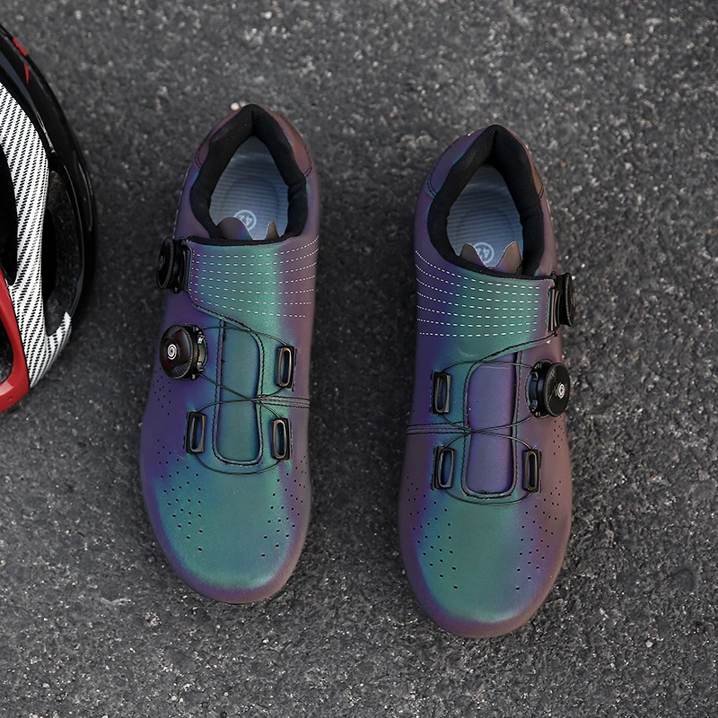 Cycling Shoes Men SPD With Lock Road Bike Racing Sports Outdoor Mountain MTB Pedal 37-47#