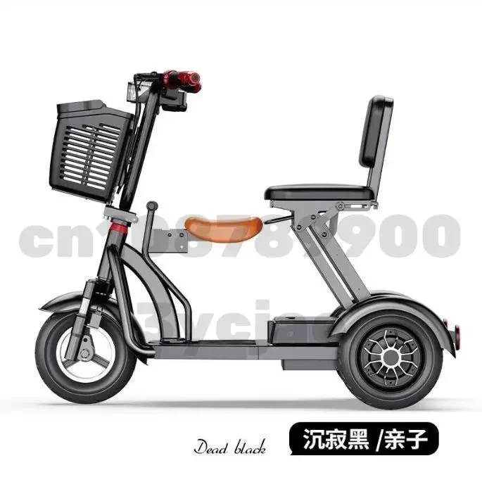 Elderly Scooter Electric Tricycle Battery Car Can Lift Chargable Lithium Battery Foldable and Portable Adult Electric Motorcycle 2