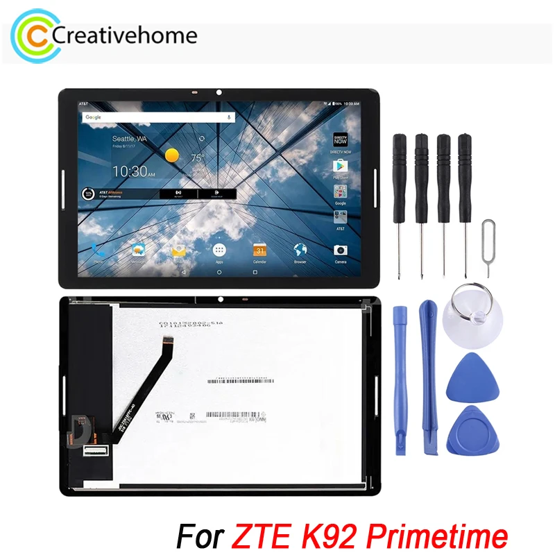 

For ZTE K92 Primetime 10 Inch Tablet LCD Screen Display with Digitizer Full Assembly Replacement Part