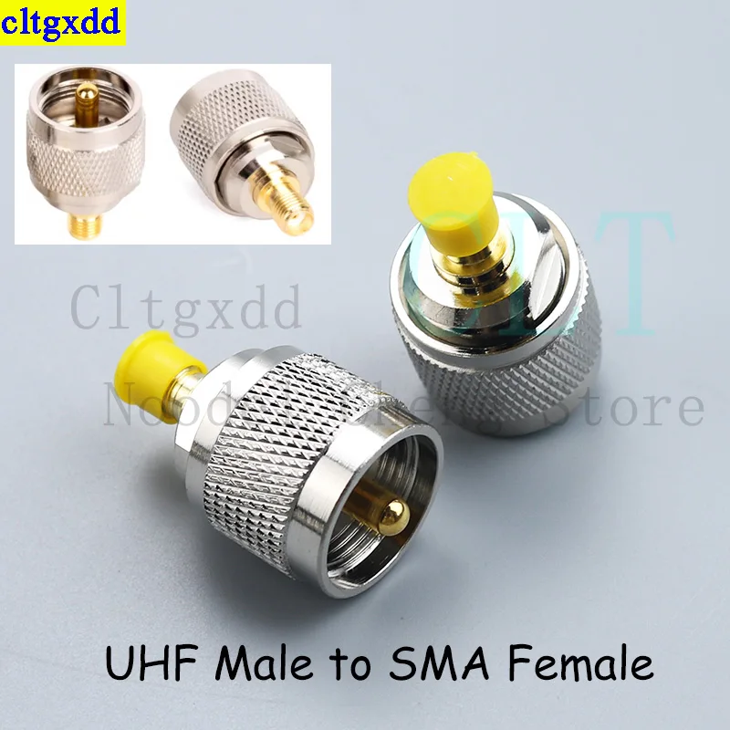 Cltgxdd 1개 SMA 암잭에서 UHF 수커넥터 RF 어댑터, UHF-SMA PL259에서 SO239 커넥터 RF 동축 어댑터