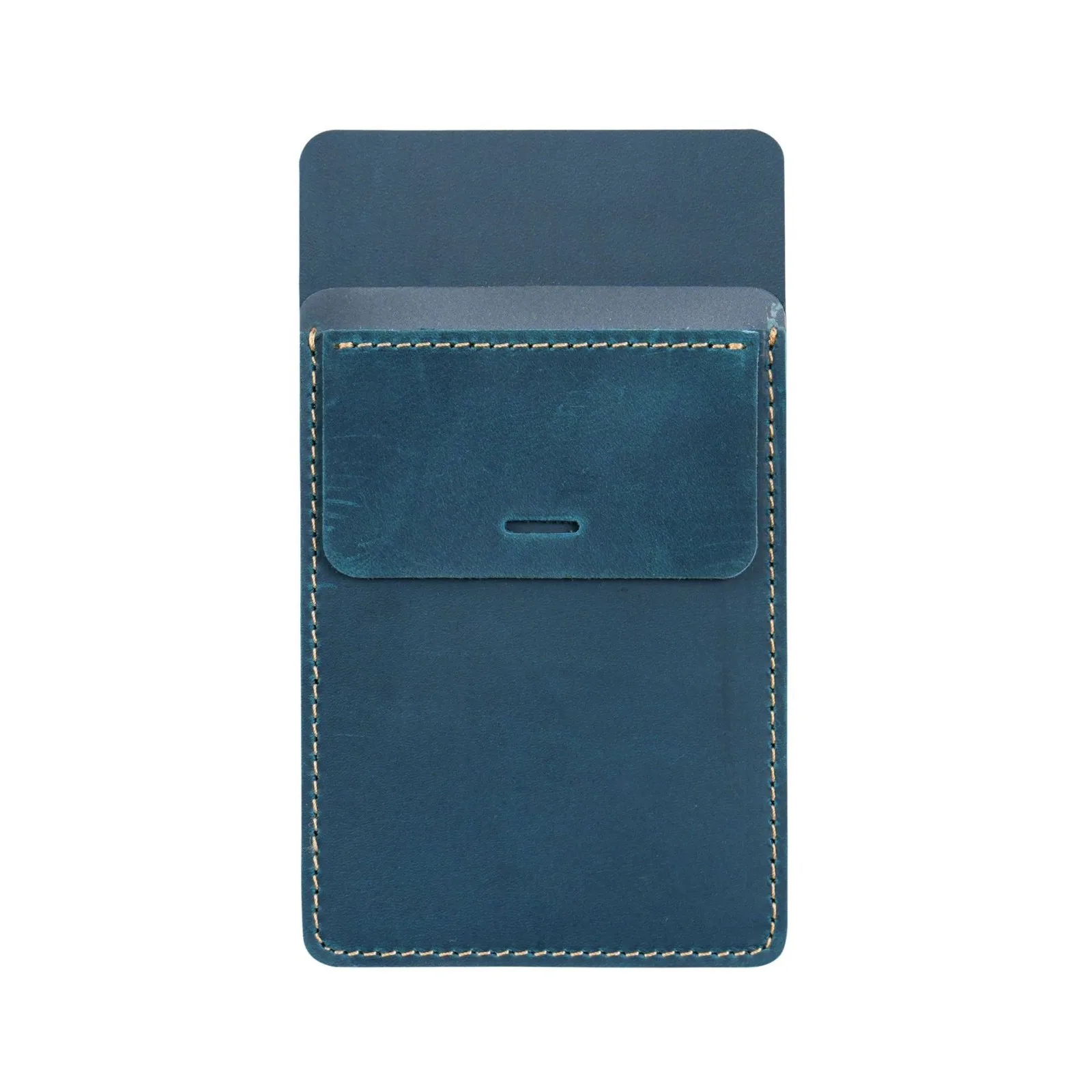 Handcrafted Leather Pen Pouch - Portable Stationery Organizer for Office & Hospital Supplies