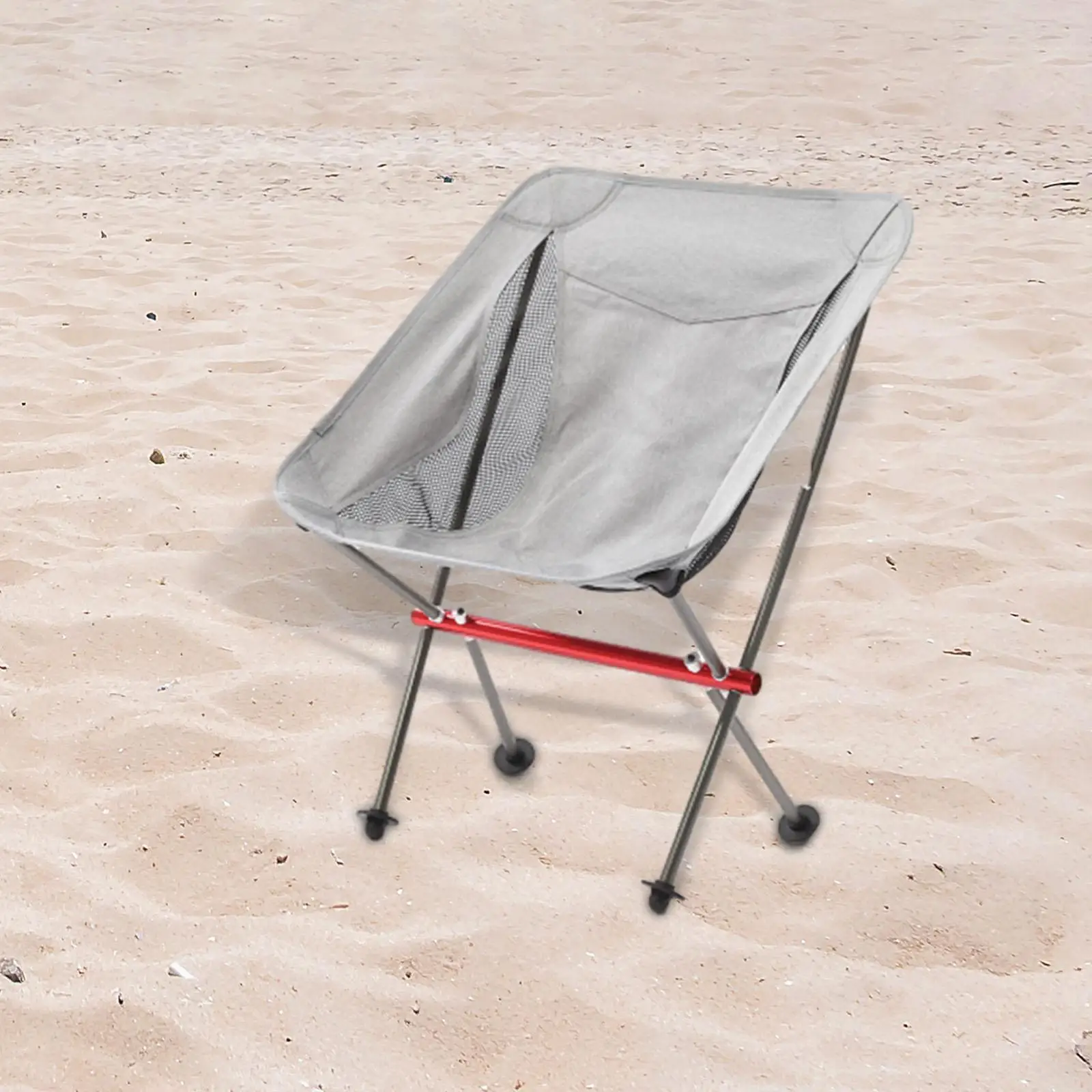 Folding Camping Chair Simple Outdoor Moon Chair for Park Barbecue Yard