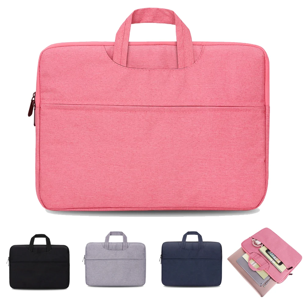 

Laptop Bag Pouch Briefcases For 13 14 15 15.6 17.3 inch Macbook Air Pro Xiaomi HP Huawei Asus Dell Notebook Sleeve Case HandBag