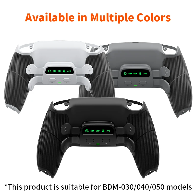 For PS5 Controller back Paddles Back Button Attachment Programmable User-defined 4Key Mapping Gamepad Extender Key Rear Button