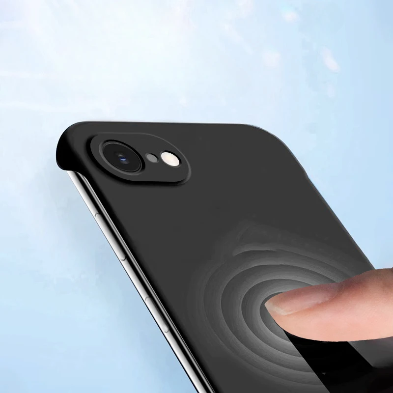 Ultra-Thin Frameless Matte Phone Case - Hard PC Protective Back Cover Shell