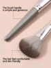 1pcs high quality fluffy soft large powder brush powder blusher brush repair brush multi-function beginner makeup brush tool 3