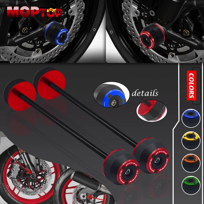

New G310RR Motorcycle Rear Front Wheel Axle Fork Slider Anti Crash Falling Protector Pad For BMW G 310RR g310rr 2023-2024