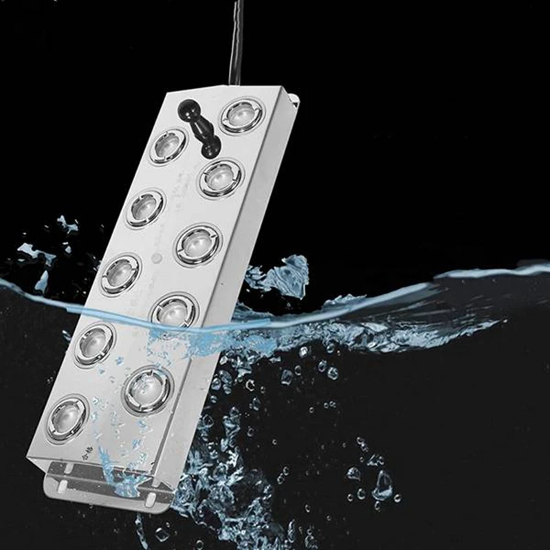 10 Head Ultrasonic Mist Maker Fogger 7000ML/H Water Fountain Pond Fog Machine Atomizer Air Humidifier with 5M Cable