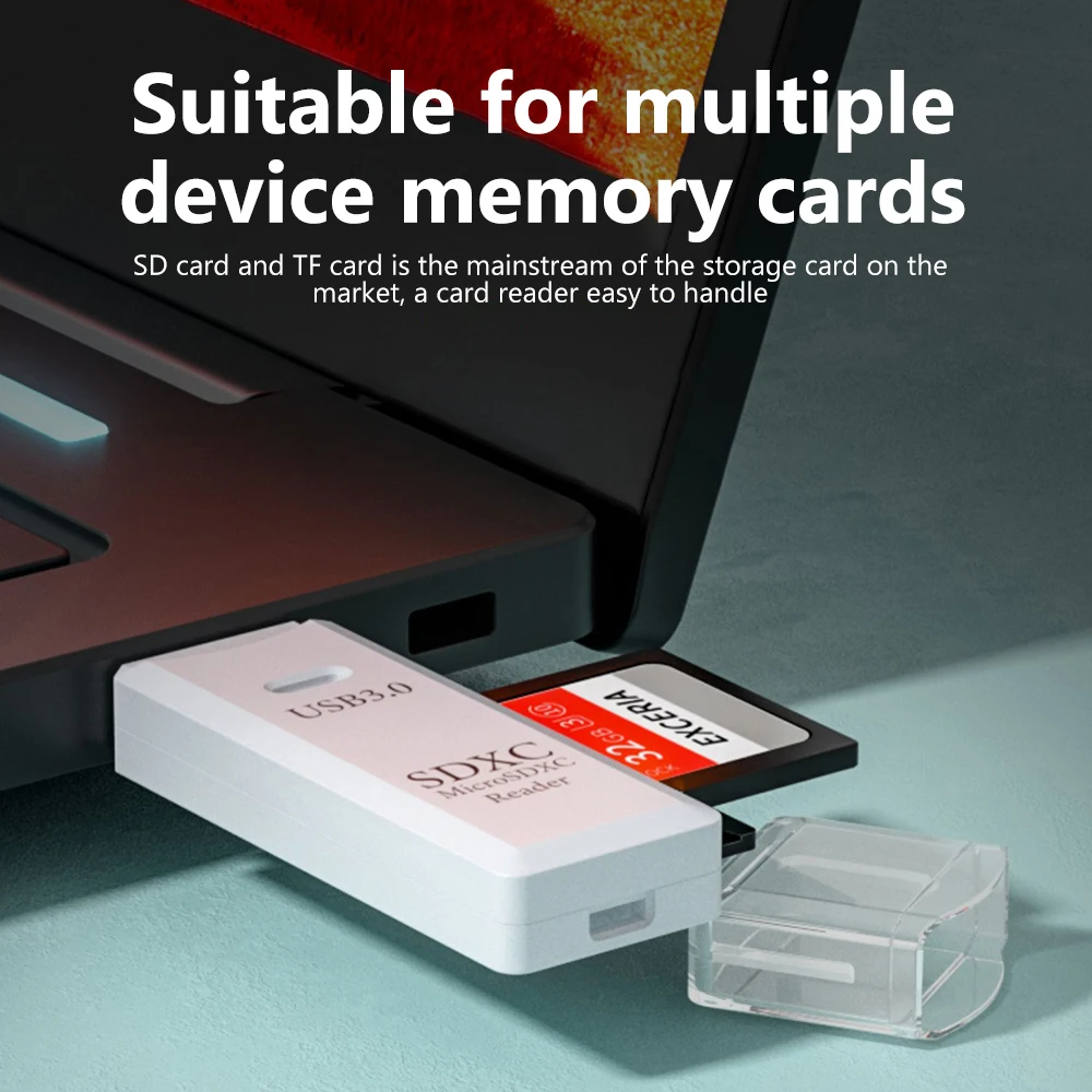 2 in 1 USB 3.0 Card Reader Micro sd card Reader usb adapter High Speed Cardreader TF Memory card For PC Laptop Accessories card reader sd card reader