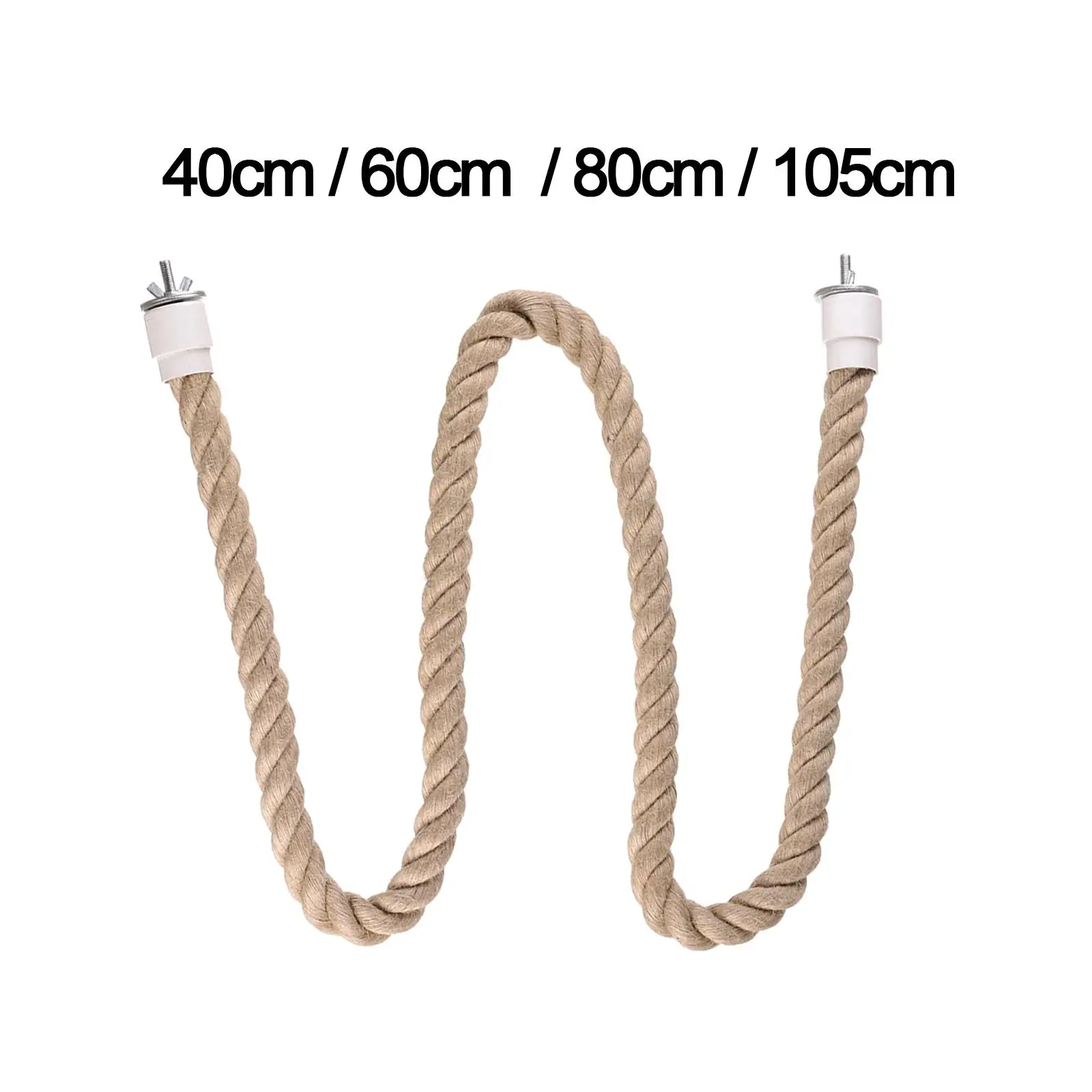 Parrot Rope Parrot Cage Toy Bird Perch Stand Bird Parrot Chewing Toy for Parakeet Conures Cockatiels Budgie Primary Color 2