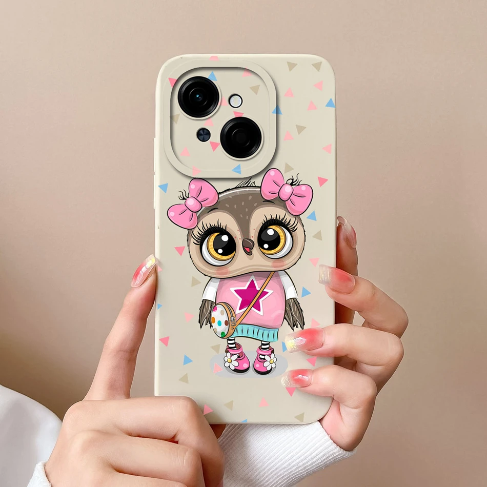 Tecno Fashion Phone Case - Soft Liquid Silicone Anti-Drop Housing