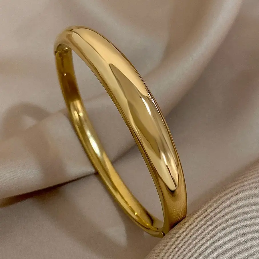 Cuff Bangles for Women Stainless Steel Jewelry