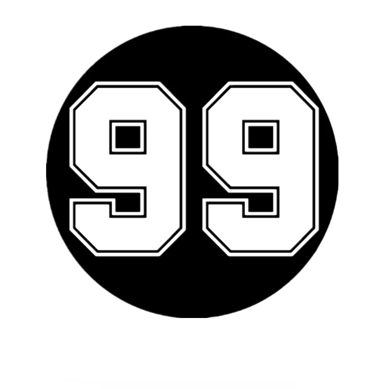

Die cut vinyl Sticker figure No. 99 car sticker body bumper rear window waterproof car decoration