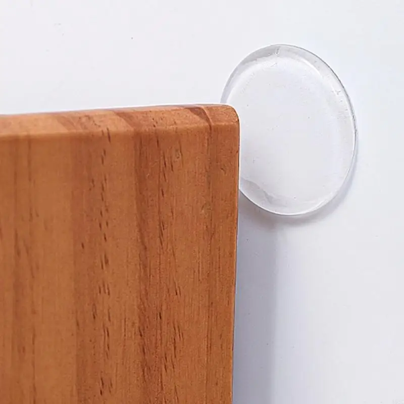 A52C 12pcs/set Versatile Wall Protectors Clear Square Pads on Rubber Guards Absorb Impacts & Reduce Noise Durable