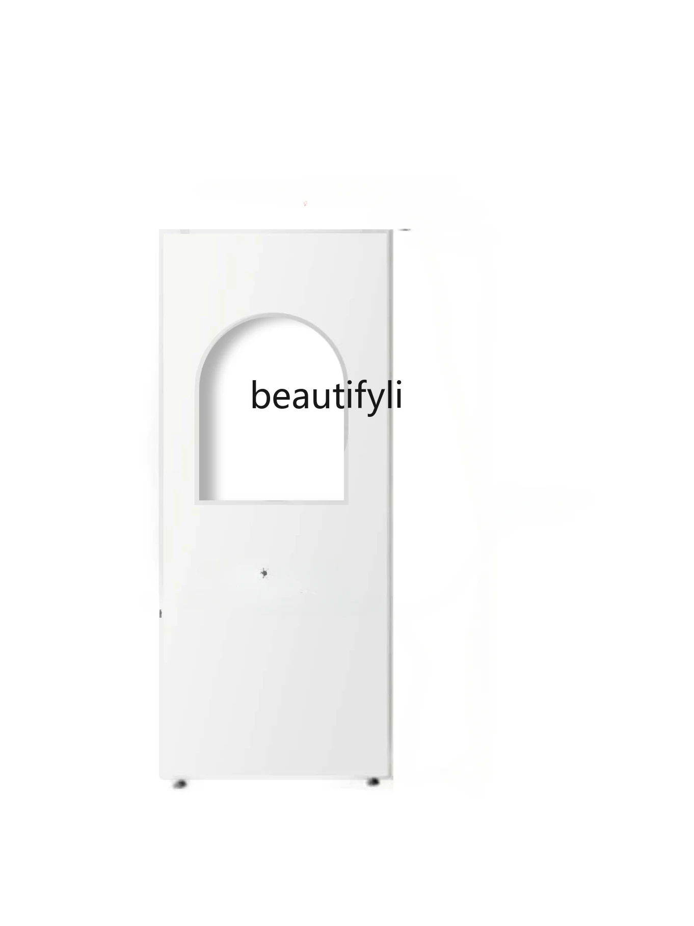 

Italian simple cream style partition entry living room bathroom cabinet entrance solid wood light luxury screen blocking