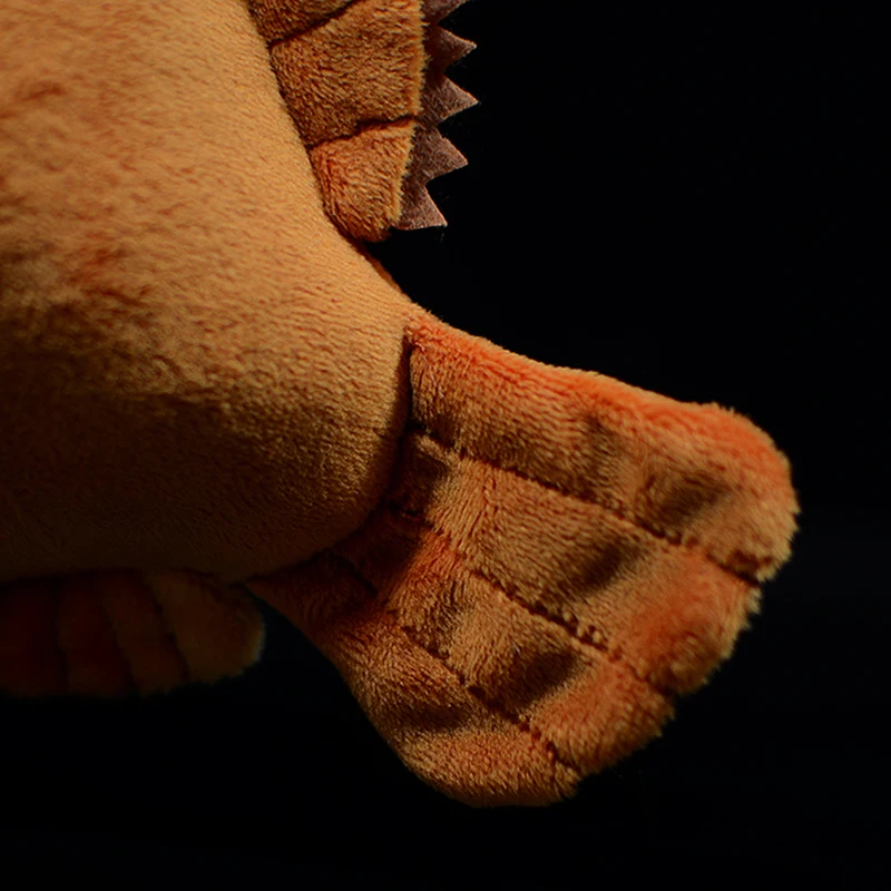 25cm Original Soft Realistic Lantern Fish Plush Toy Simulation Monkfish  Lophiiformes Ocean Animal Doll Birthday Gift For Boy