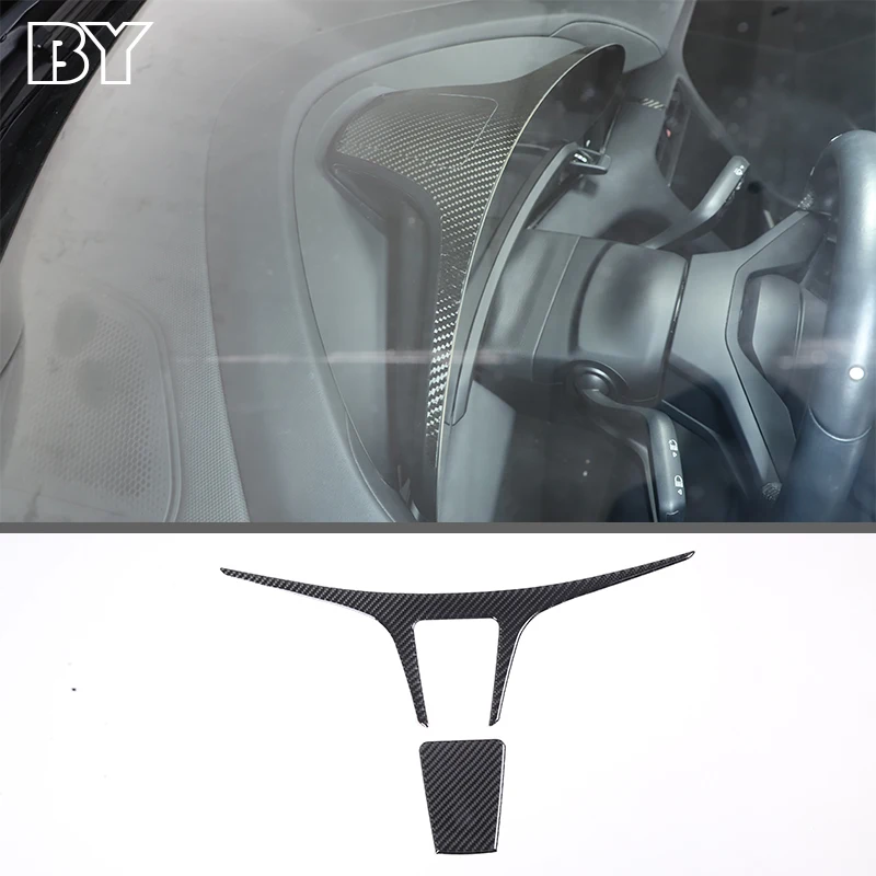 

Soft Carbon Fibre For Porsche Taycan 2019-2022 Car Dashboard Panel Cover Trim Sticker Decoration Car Interiror Accessories