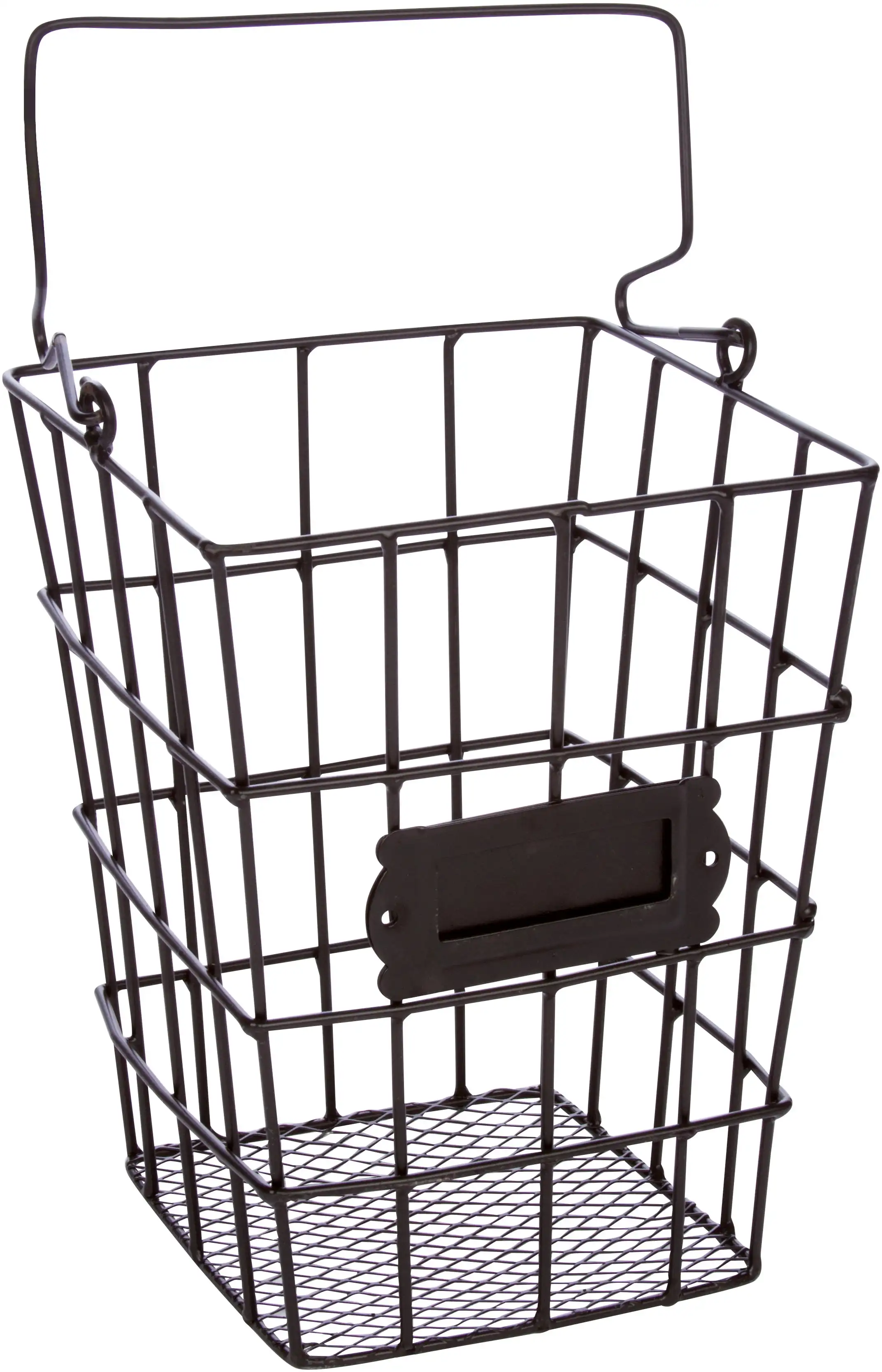 

Metal Wire and Mesh Hanging Utensil and Storage Basket Box