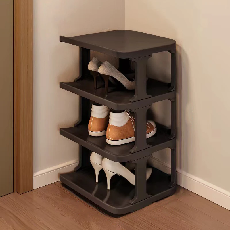 Multi layer Folding Shoe Rack Bamboo Slim Clogs Box Fashion Storage Telescopic Box Cabinet
