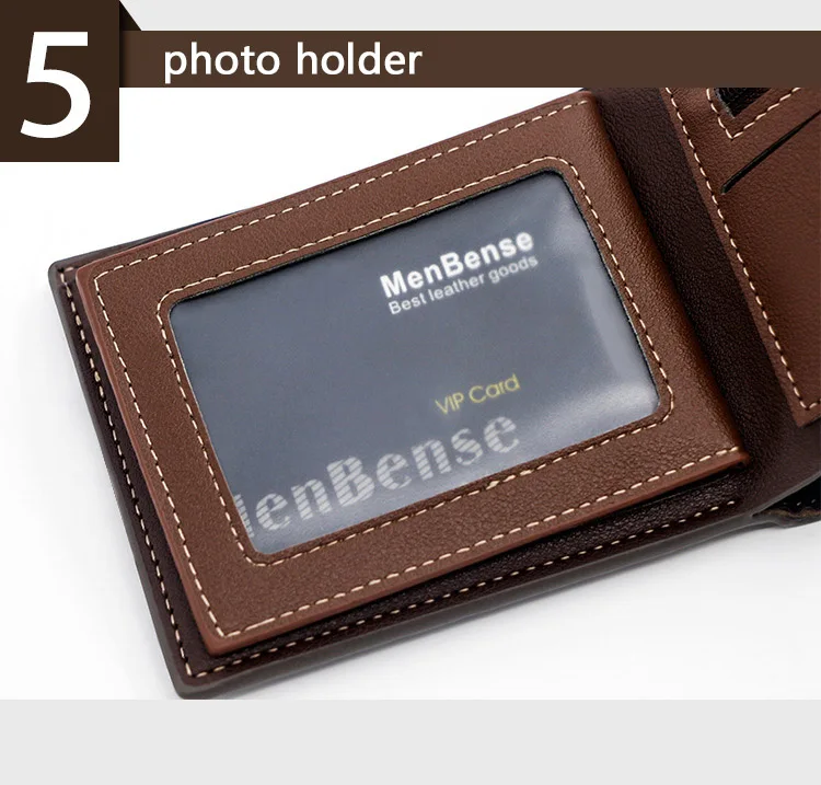 Neue Kurze Männer Brieftaschen Karte Halter Klassische Männliche Brieftasche Mit Münzfach Zipper Mode Matt Schlanke männer Geldbörsen – Detail 16