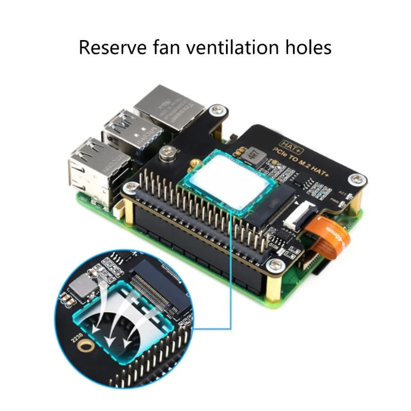 M.2 NVMe HAT M.2 2242 PCIe NVMe   Ȯ (5)