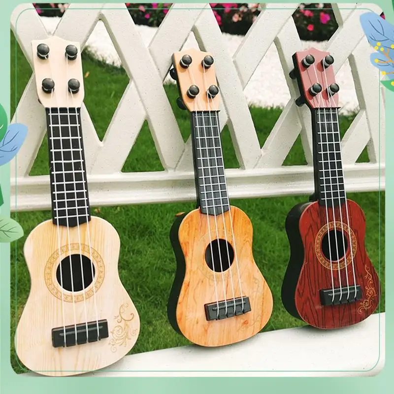 SYDS Kids Classical Ukulele Guitar Toy Early Education Small Guitar Party Supplies Adjustable