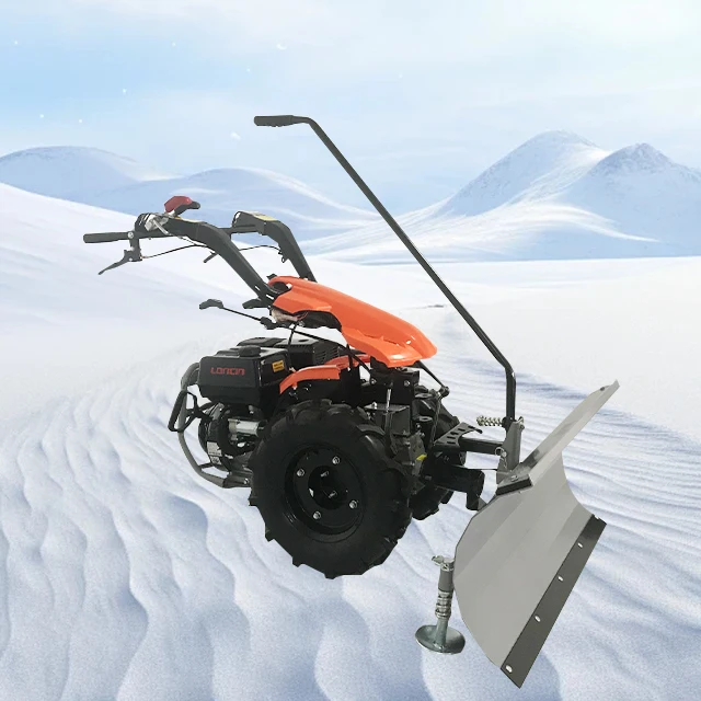 Macchina per la rimozione della neve su strada urbana invernale con soffiatore di neve a ingranaggi pieni spinta a mano 220V Nuova condizione - immagine 5