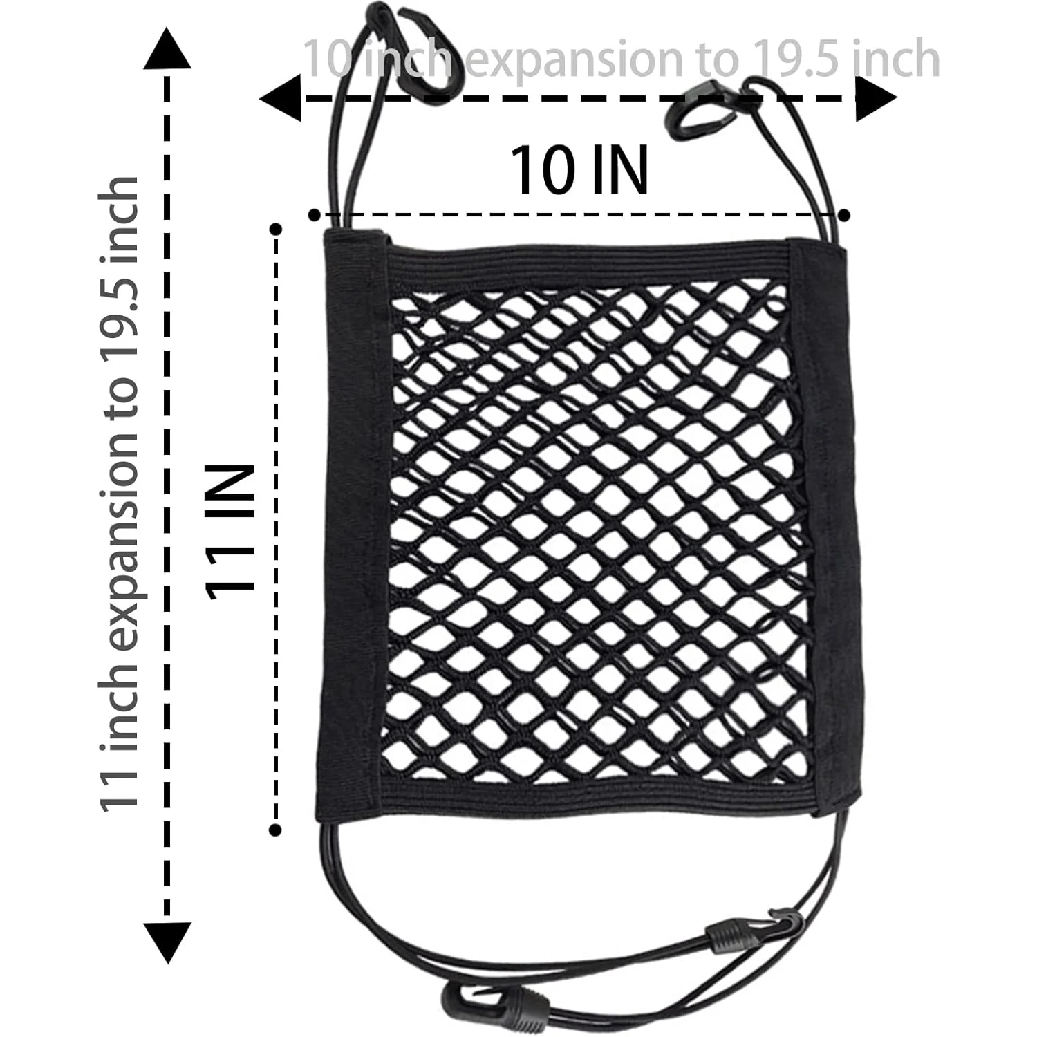 Motorcycle Cargo Net High Elastic Double Layer for Helmet Luggage