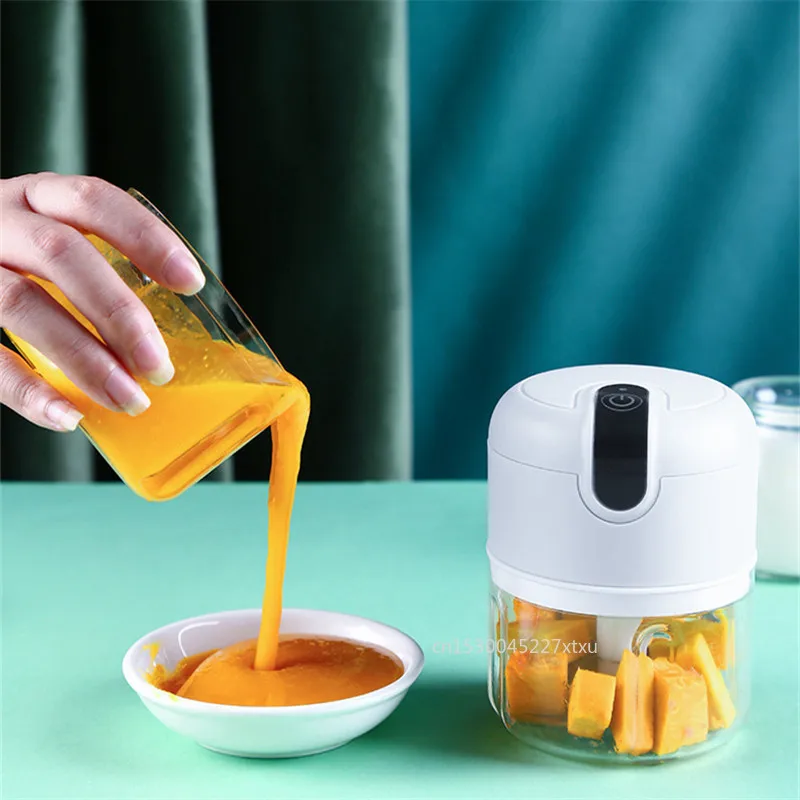 Home Wireless Mini Electric Onion And Garlic Shredder, Creative