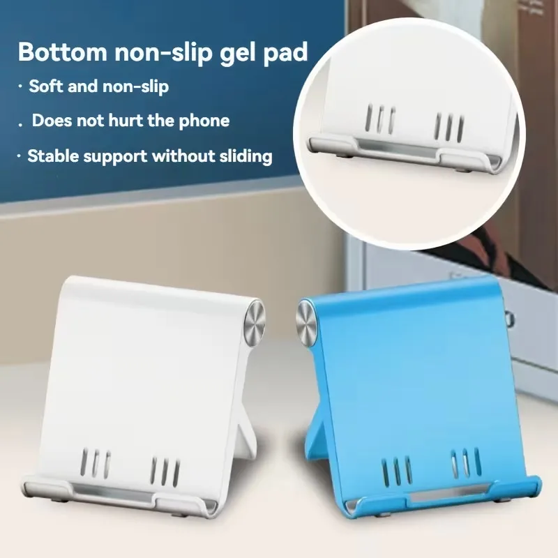 Supporto per telefono regolabile 1PCA, supporto da scrivania pieghevole e portatile, supporto universale per cellulare per iPhone, Samsung - immagine 6