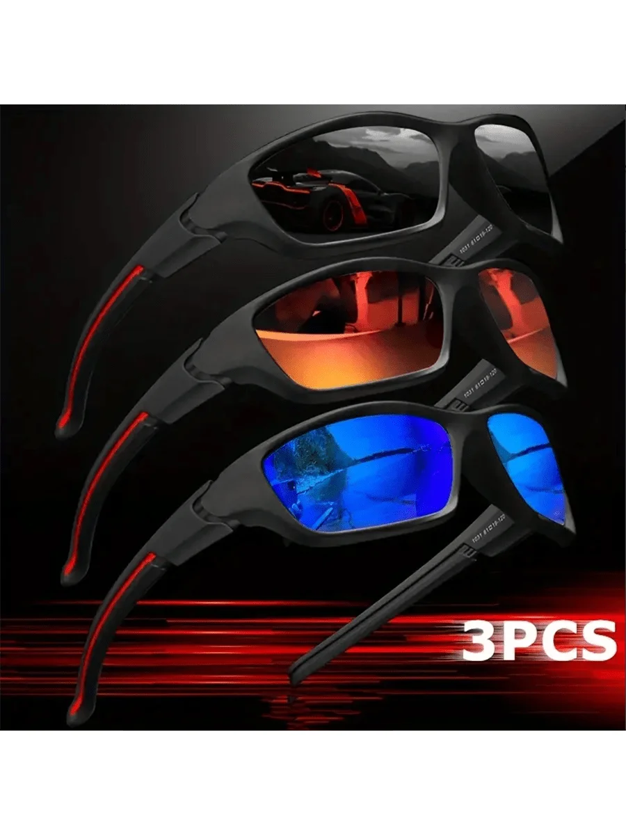 Men's Outdoor Sports Sunglasses - UV400 Luxury Design for Fashion and Eye Protection