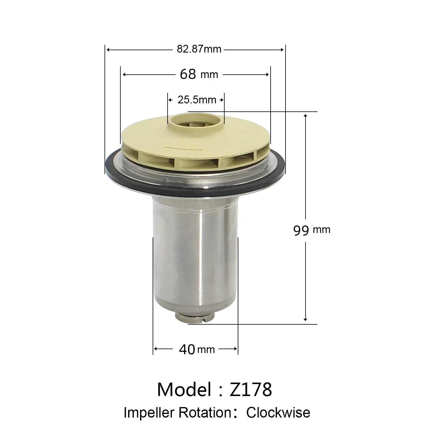 Water Circulation Pump Motor Rotor Gas Boiler Spare Part For Water Circulation Pump Motor Rotor Leaves