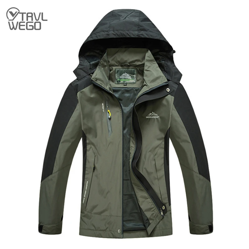 TRVLWEGO Men Women Trekking Jacket Outdoor Windbreaker Autum Water Resistant Climbing Camping Fishing Coat Hiking Products