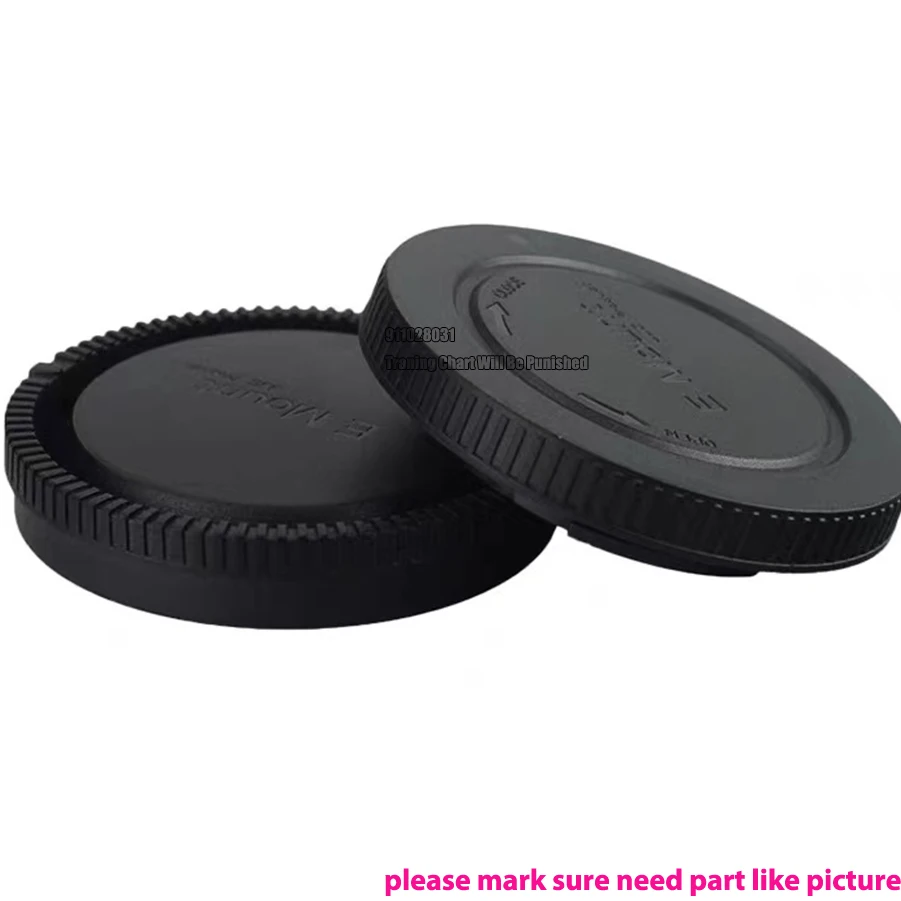 Camera Lens Cap For SONY E Mount Micro-single Body + Lens Rear Cover A6000 ZV-E10 A7R5 A7M4 A7M3 A6400/A7R4/A7R3/A7S3/A7S2/A7M2/A7III/FX30
