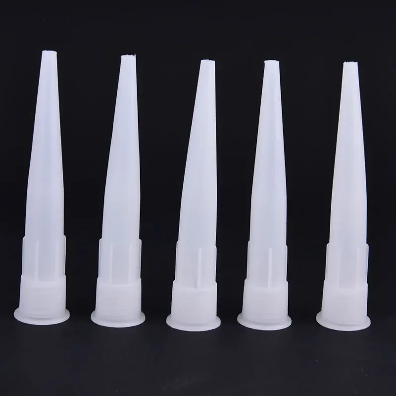Caulking Gun Nozzles 5-50pcs Glass Plastic Glass Glue Caulking Tips Mouth Caps Home Construction Tools
