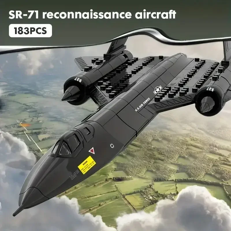 

Модель самолета Blackbird для разведки, 183 шт./набор
