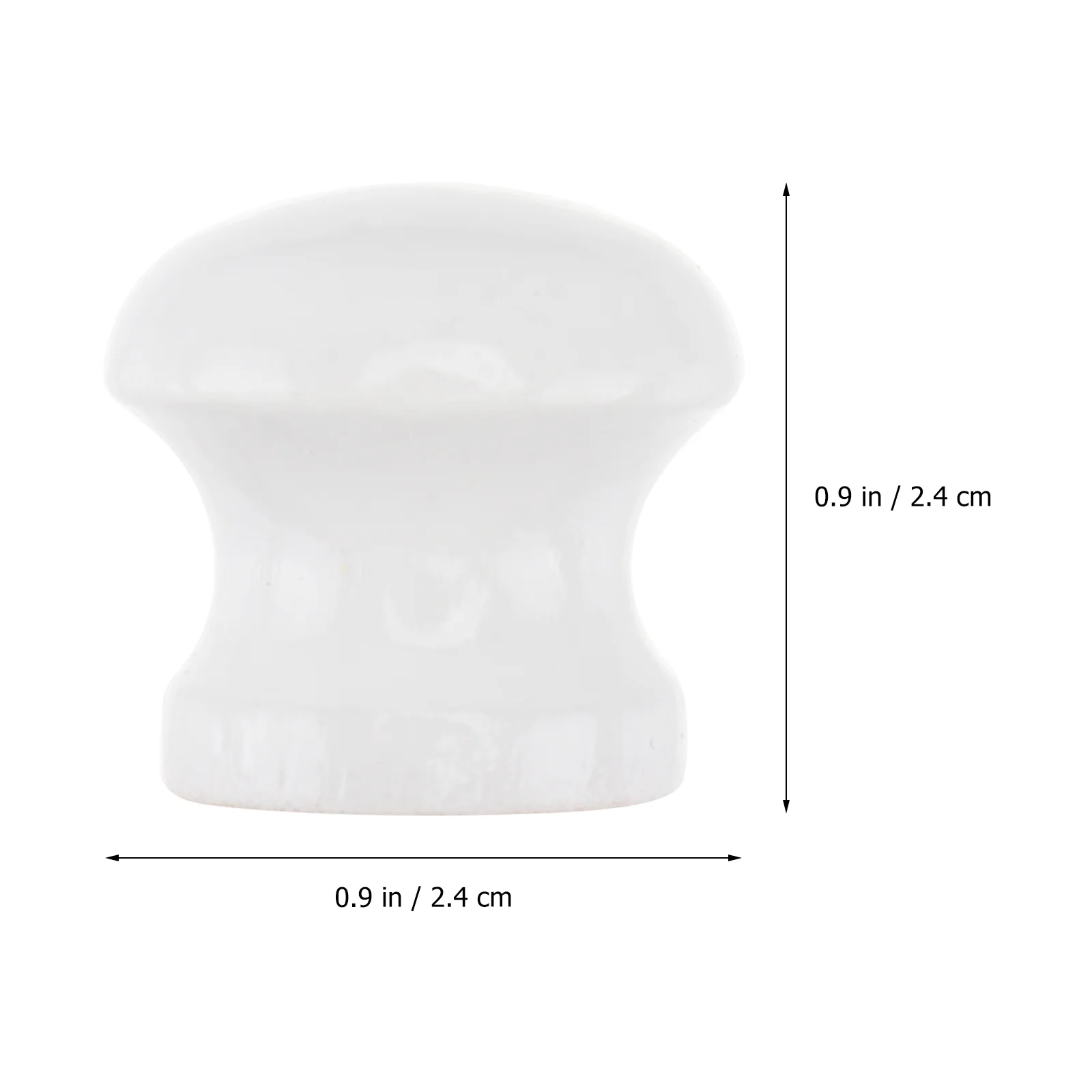 Door Knob Mushroom Handle Cabinet Drawer Cupboard Pull Handles White Knobs 10 Pcs furniture handles kitchen door handles ball lever knob