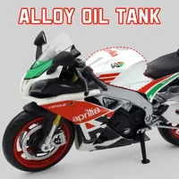 Scale 1:12 Aprilia RSV4 RR1000 Motorcycle Model Toy Alloy Diecast Shock Absorption Free Wheels Motor Models Boys Gift Decoration 2