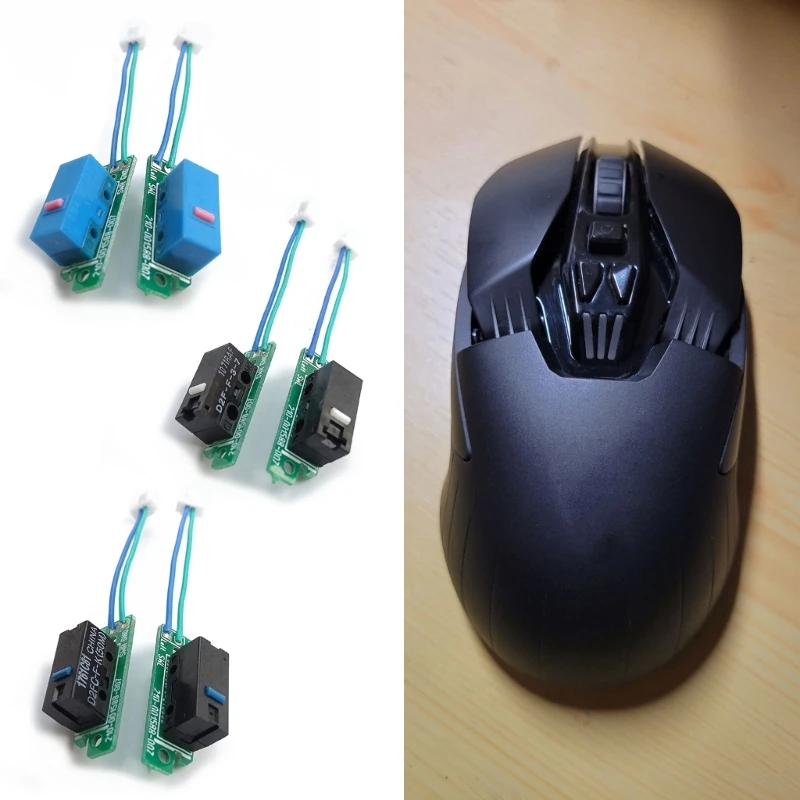 Mouse Micro Interruptor Placa de Botão Placa Mãe Esquerda e Direita Gaming Mouse Botão Placas 80m Cliques para Logitech G903 G900 - Imagem 3
