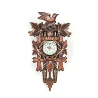 Nordic Retro Cuckoo Wall Clock Cuckoo Time Alarm 2