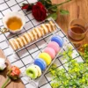Biscuit Tray Acrylic Transparent Rectangular Biscuit Rack Biscuit Tray Food Display Rack Party Appetizer Tray 2