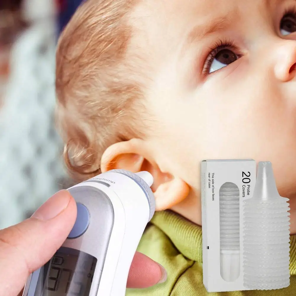 Ear Thermometer Earmuff Ear Thermometer Sleeve Earwax Remover Earwax Tool Ear Electronic Cleaning Baby Su I5c9 3