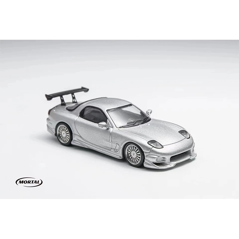 VEILSIDE-ダイキャストカー,ミニチュアおもちゃコレクション,1:64 rx7