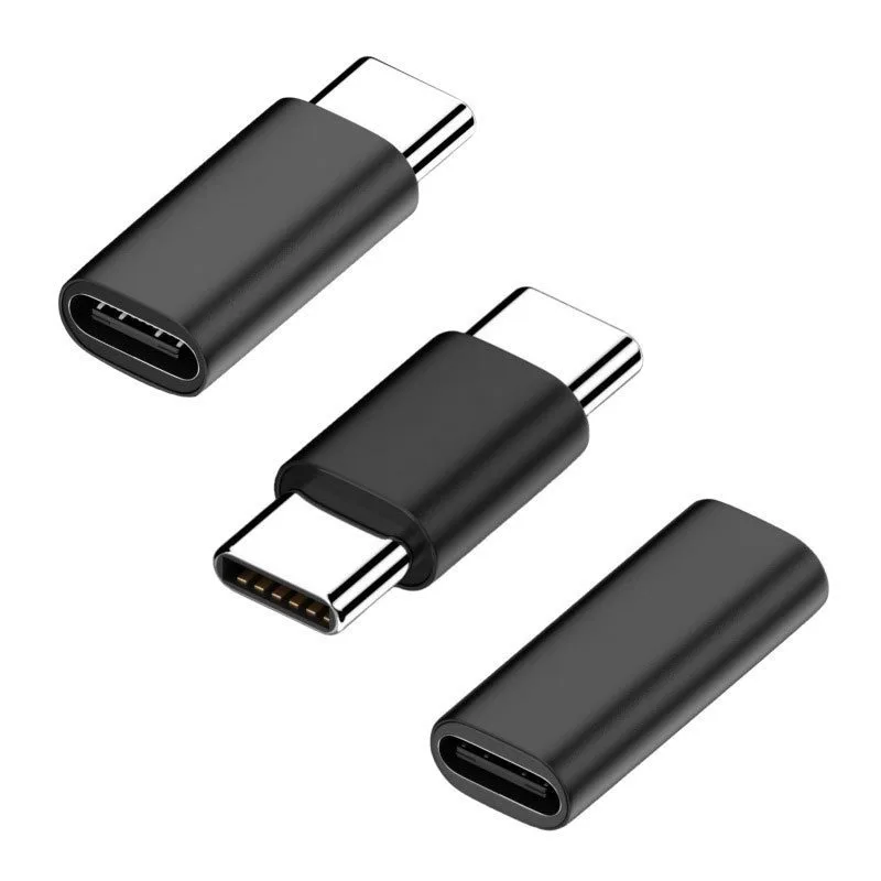 Double Type C Converter Male to Female Extend Cable Data Transfer Phone Tablet Charging Dongle USB C Female to Adapter