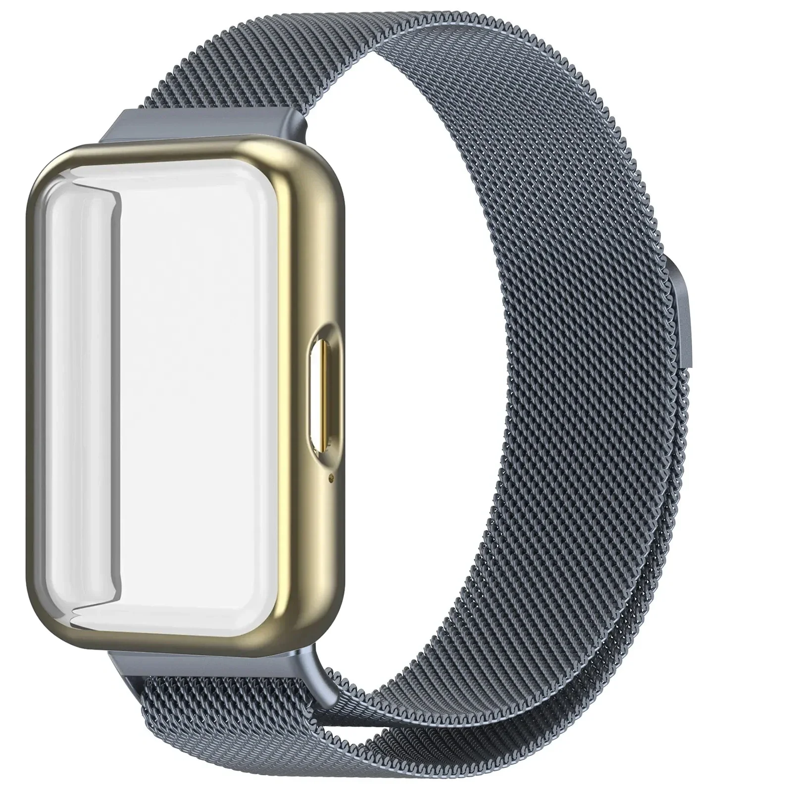 Magnetic Milanese Loop Strap with Screen Protector Cover
