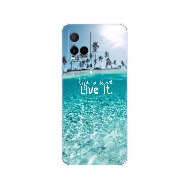 vivo Y21 2021 Case 6.51 inch Back Phone Cover For vivo Y21S Y33S Case For VIVO Y 21 S Silicon Soft TPU Protective Bumper Bag