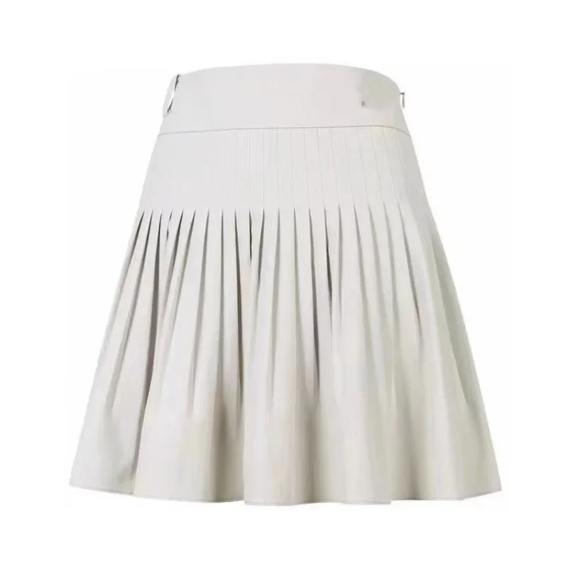 2024-summer-new-golf-clothing-women's-loudspeaker-half-skirt-pleated-golf-high-waist-hundred-pleated-short-skirt-pants