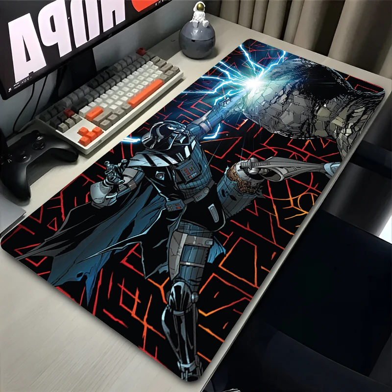 

Star Wars Large Mouse Pad Game Accessories HD Computer Keyboard MousePad Game Cabinet Anime Table Mat 900x400 Rubber Material