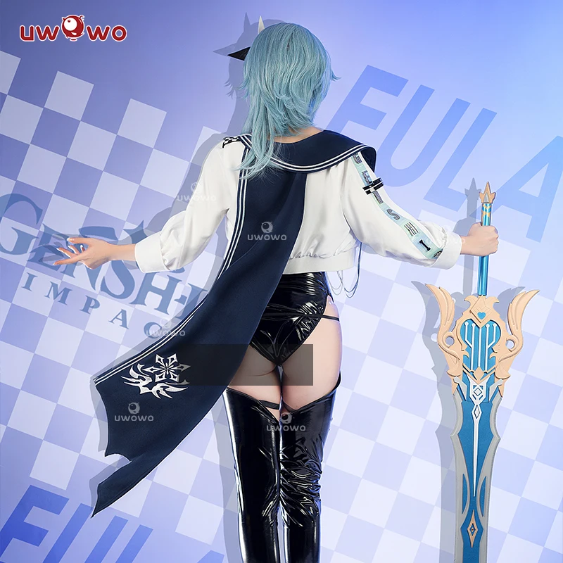 IN STOCK UWOWO Genshin Impact Fanart Racing Eula Cosplay